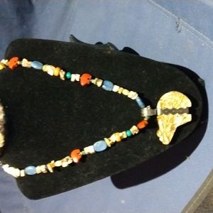 Carolyn Pollack Rolios Vintage Bear Necklace